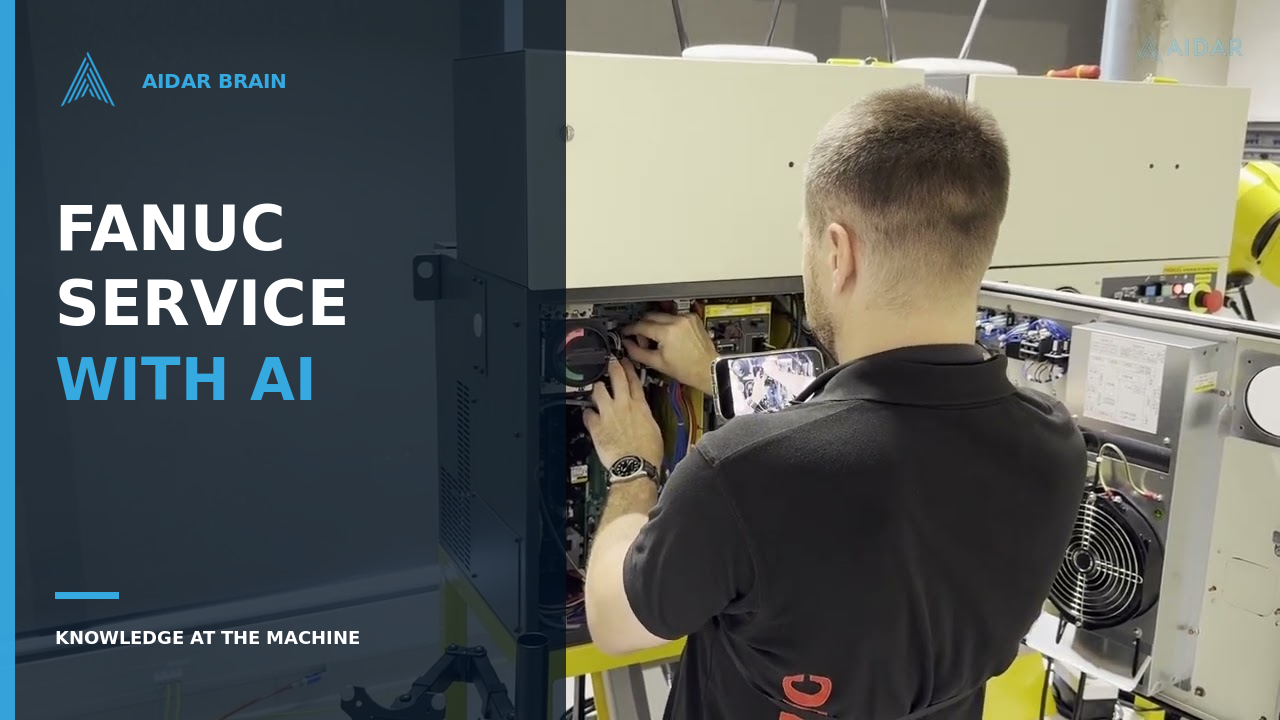 FANUC service with AIDAR AI knowledge assistant