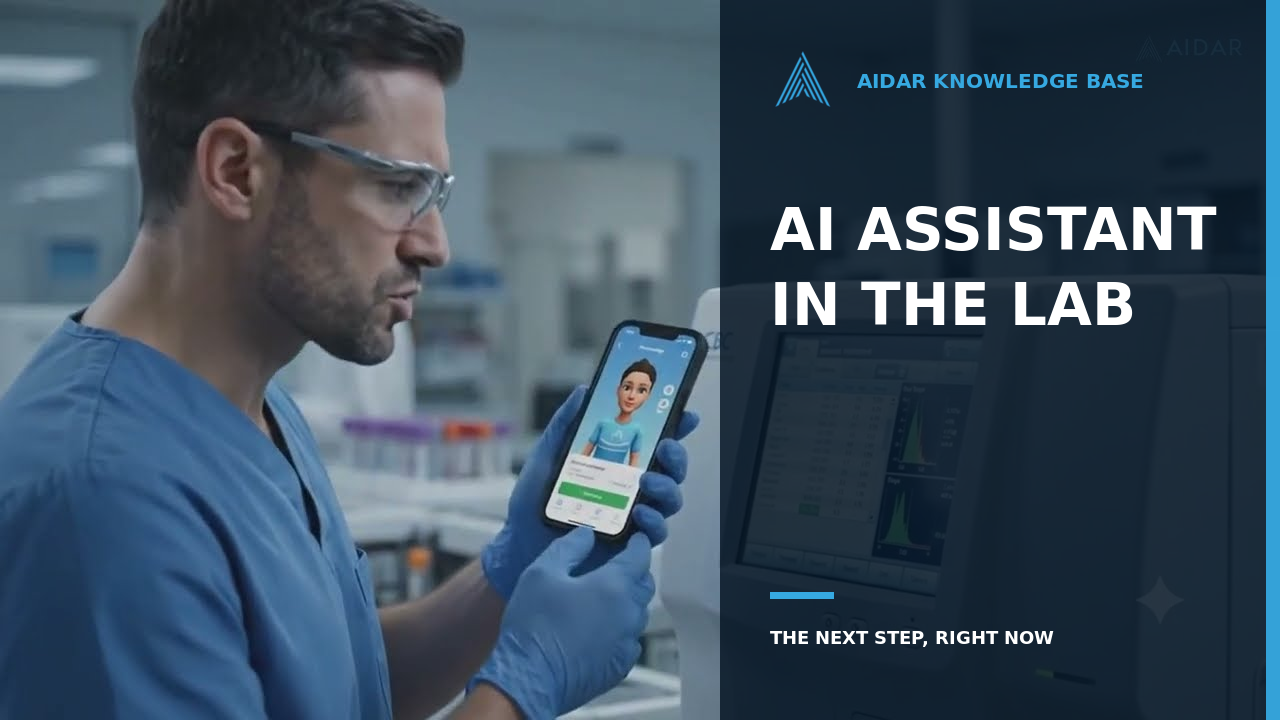 AI knowledge assistant in a medical laboratory